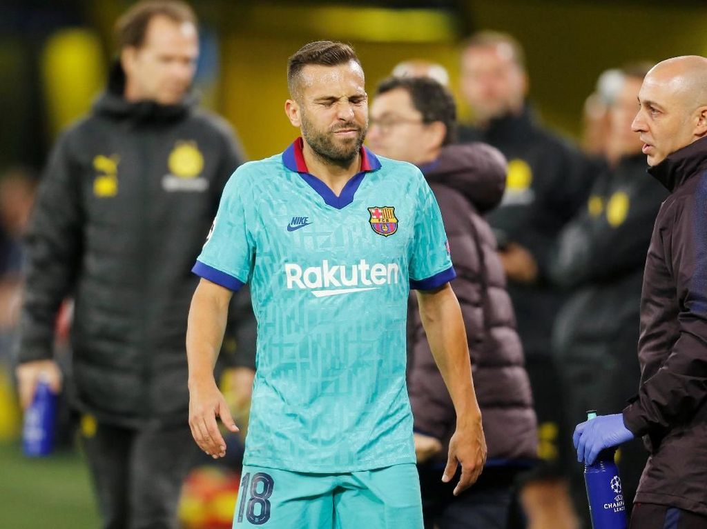 Cedera Hamstring, Jordi Alba Bisa Absen Dua Pekan Cedera Hamstring, Jordi Alba Bisa Absen Dua Pekan