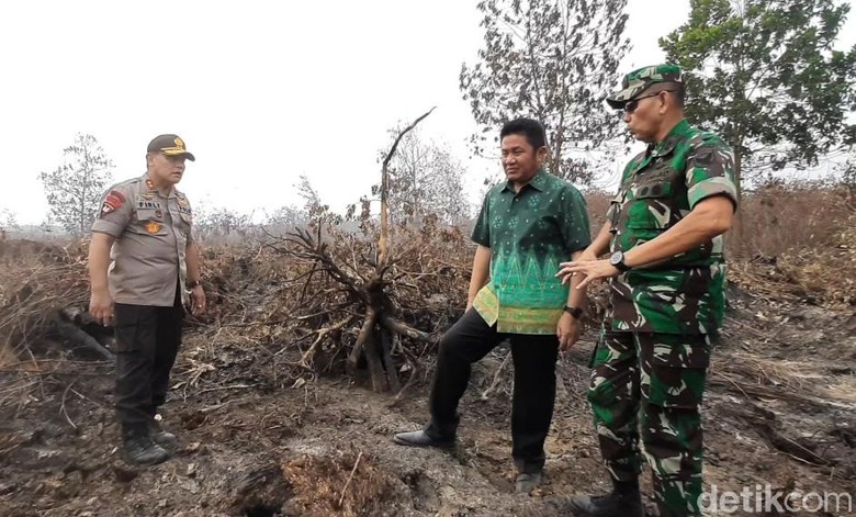 Hari Ke-10 Pemadaman Kebakaran Lahan Gambut di Riau