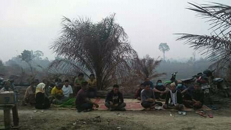 Warga Suku Anak Dalam Meninggal Diduga karena Sakit Asma Diperparah Asap