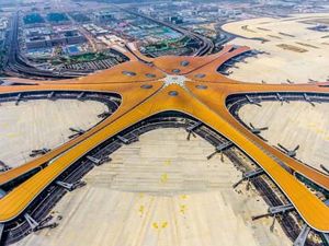 Seperti Bintang Laut, Ini Penampakan Bandara Baru di China Seperti Bintang Laut, Ini Penampakan Bandara Baru di China