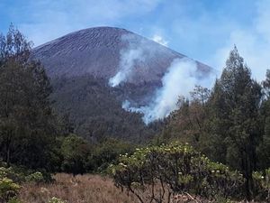 Semeru Kebakaran, Pendakian Hanya Sampai Ranu Kumbolo