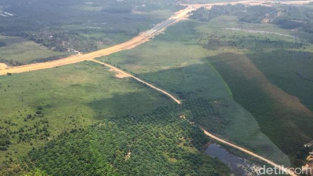Presiden Joko Widodo memutuskan ibu kota baru Indonesia di Kalimantan Timur (Kaltim. Berikut ini penampakan salah satu titik lahan untuk ibu kota baru di Kaltim