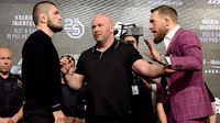 Popularitas Khabib melonjak usai kalahkan Conor McGregor.