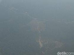 Penampakan Kabut Asap Selimuti Natuna