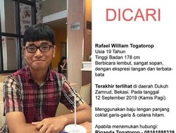 Remaja Asal Bekasi Ini Seminggu Tak Pulang, Orang Tua Mengharap Bantuan