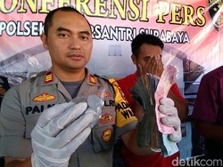 Pria di Surabaya Curi Kotak Amal dengan Pura-pura Salat Malam