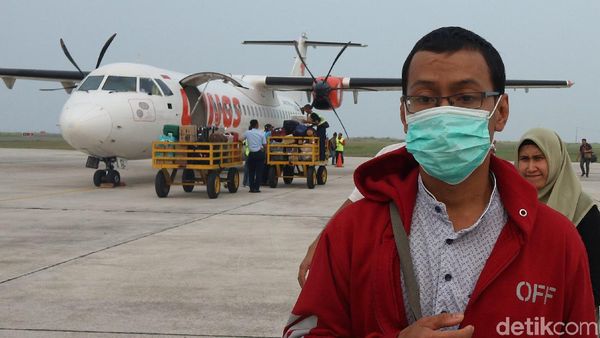 Kabut Asap Ganggu Penerbangan Bandara Ranai Natuna