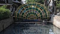Potret Jembatan Kerang Hijau yang Ikonik di Utara Jakarta