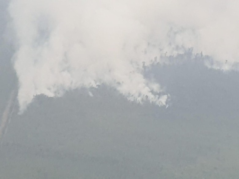 Hari Ke-10 Pemadaman Kebakaran Lahan Gambut di Riau