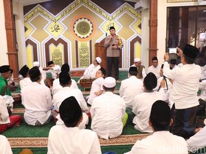 Jelang Akhir Masa Jabatan, Kapolres Gresik Berpamitan ke Ulama