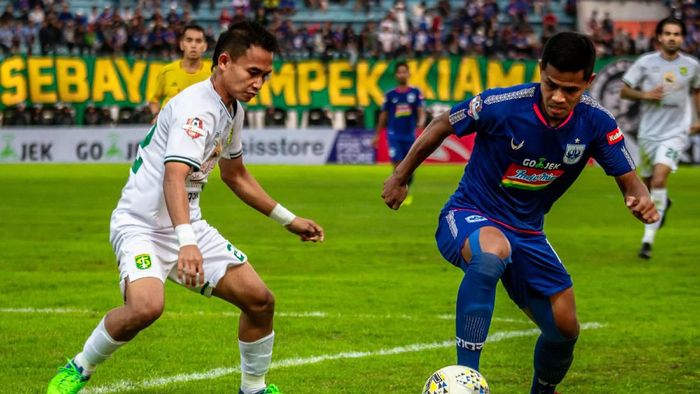 Persebaya Surabaya libas PSIS Semarang. (Foto: Aji Styawan/Antara) Persebaya Surabaya libas PSIS Semarang. (Foto: Aji Styawan/Antara)