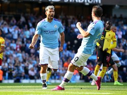 Man City Vs Watford: Aguero Cs Unggul 5-0 di Babak Pertama