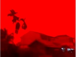 Ngeri! Langit Merah Gelap Gegara Kabut Asap di Muaro Jambi