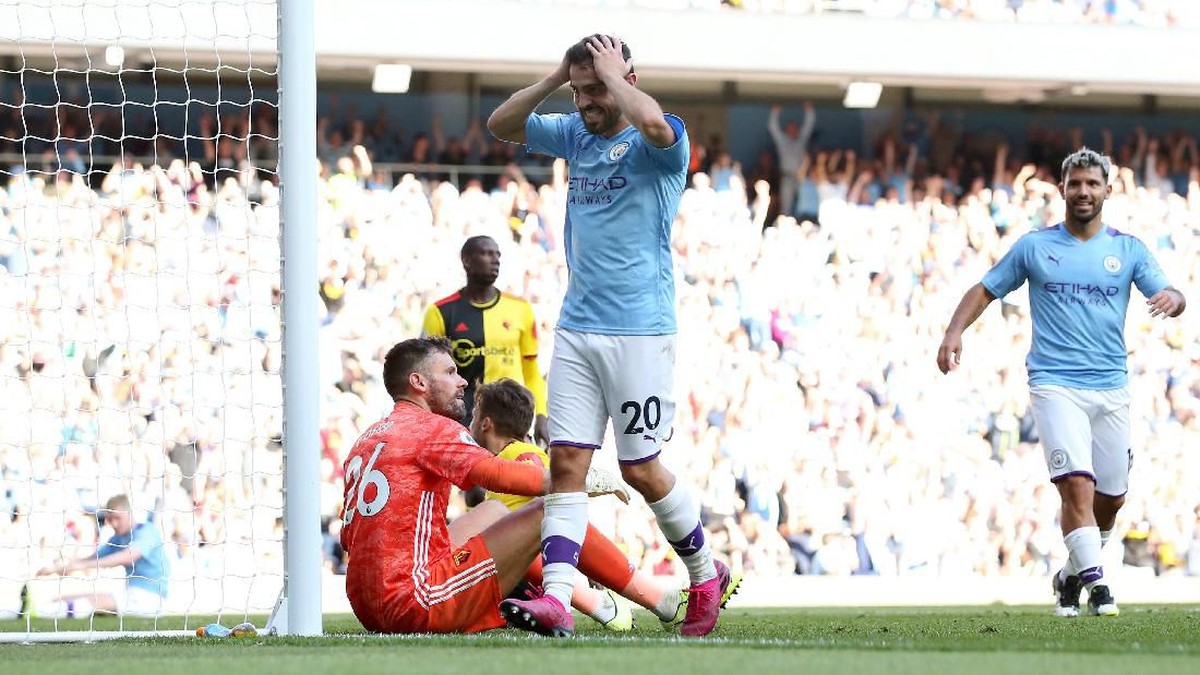 Bernardo Silva dinilai melakukan pelecehan rasial terhadap Benjamin Mendy. (Foto: Jan Kruger/Getty Images)