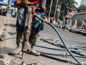 Asyik, Trotoar di Bundaran HI Bakal Diperluas