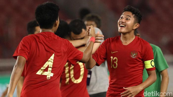 Timnas Indonesia U-16 berimbang 0-0 saat berhadapan dengan China (Rifkianto Nugroho/detikSport)