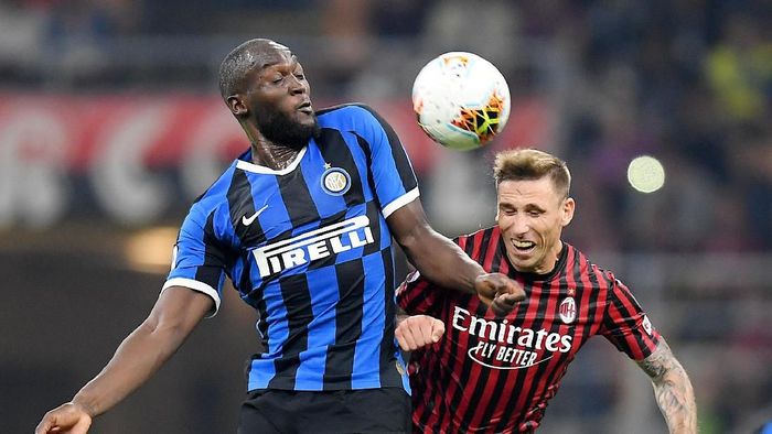 JUDI ONLINE Inter Milan menang 2-0 atas AC Milan di derby della Madonnina. (Foto: Daniele Mascolo/REUTERS)