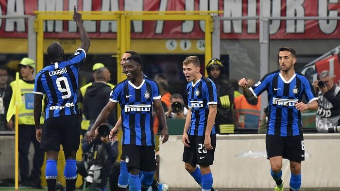 Marco Materazzi yakin Inter Milan bakal kalahkan Lazio di Guiseppe Meazza (Foto: Tullio M. Puglia/Getty Images)