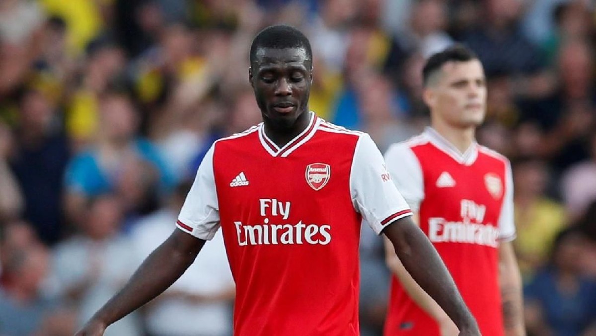 Unai Emery tak risau meski Nicolas Pepe tampil buruk di awal musim ini (Foto: REUTERS/David Klein)