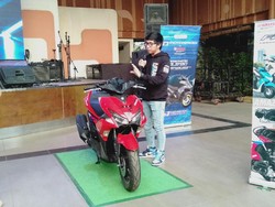 Harald Arkan Soal Yamaha Aerox: Kalau Mau Nyalip Mantap Banget!