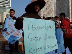 Aksi 1 Juta Masker, Jurnalis Galang Dana untuk Korban Karhutla