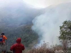 BPBD Jateng: Kebakaran Gunung Slamet Belum Perlu Water Bombing