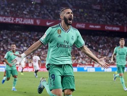 Real Madrid menaklukkan Sevilla 1-0 di pekan kelima Liga Spanyol 2019/2020. Istimewa/Aitor Alcalde/Getty Images.