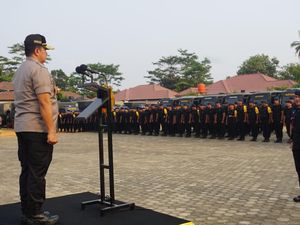 Bantu Amankan Demo Besok, 551 Brimob Polda Lampung Menyeberang ke Jakarta