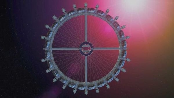 Penampakan Roda Raksasa Calon Hotel Luar Angkasa