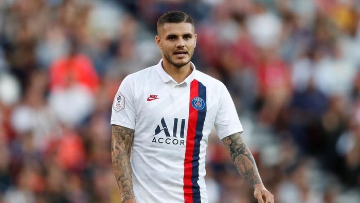 Mauro Icardi Soccer Football - Ligue 1 - Paris St Germain v RC Strasbourg - Parc des Princes, Paris, France - September 14, 2019 Paris St Germains Mauro Icardi during the match REUTERS/Gonzalo Fuentes