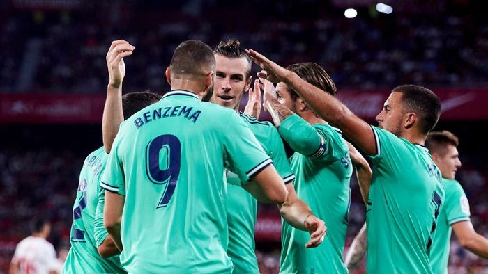 JUDI ONLINE Real Madrid menduduki peringkat kedua klasemen Liga Spanyol 2019/2020. (Foto: Aitor Alcalde/Getty Images)