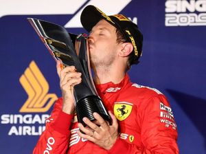 Vettel Akhirnya Menang Juga! Vettel Akhirnya Menang Juga!