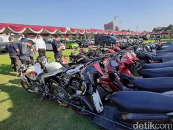 Ada Ratusan Kendaraan Curian di Gebyar Expo Barang Bukti Polda Jatim
