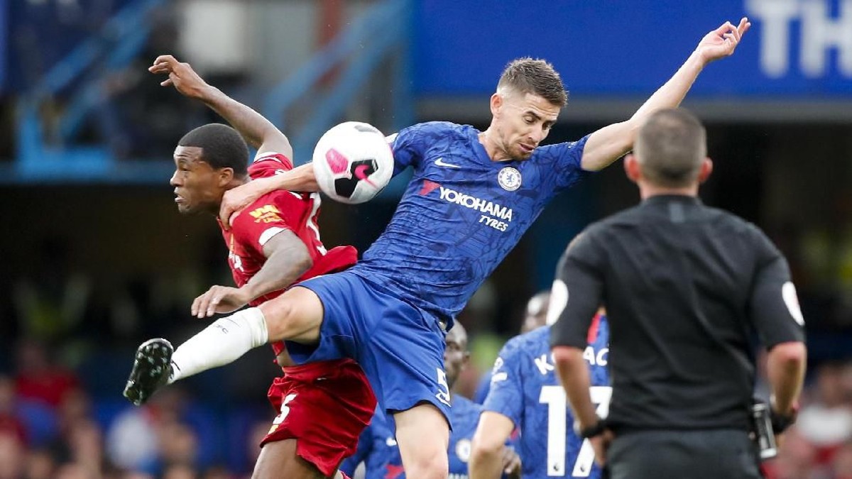 Chelsea kalah 1-2 dari Liverpool di pekan keenam Liga Inggris 2019/2020. (Foto: Frank Augstein/AP Photo)