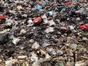 Miris! Ada Gunung Sampah 16 Meter di Tepi Sungai Ciliwung Cilebut Bogor