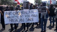 Massa Aksi #BengawanMelawan di Solo
