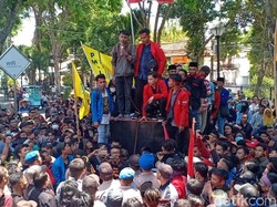 Demo Tolak Seluruh RUU di Banyuwangi, Korlap: DPR Sudah Ngawur
