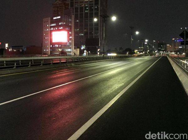 Ditutup Imbas Demo Mahasiswa, Tol Dalkot Lengang