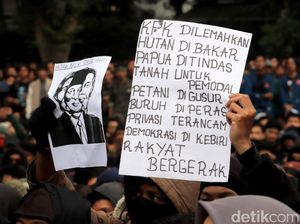 Mahasiswa Tetap Desak Jokowi Terbitkan Perppu KPK: RI Darurat Korupsi