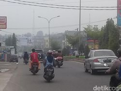 Sudah Diguyur Hujan, Udara Berselimut Asap di Jambi Masih Tak Sehat