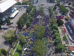 Sempat Memanas, Demo Mahasiswa di Semarang Sudah Mulai Kondusif