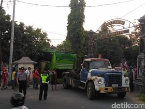 Bus Rombongan Siswa SD Asal Sragen Kecelakaan di Boyolali