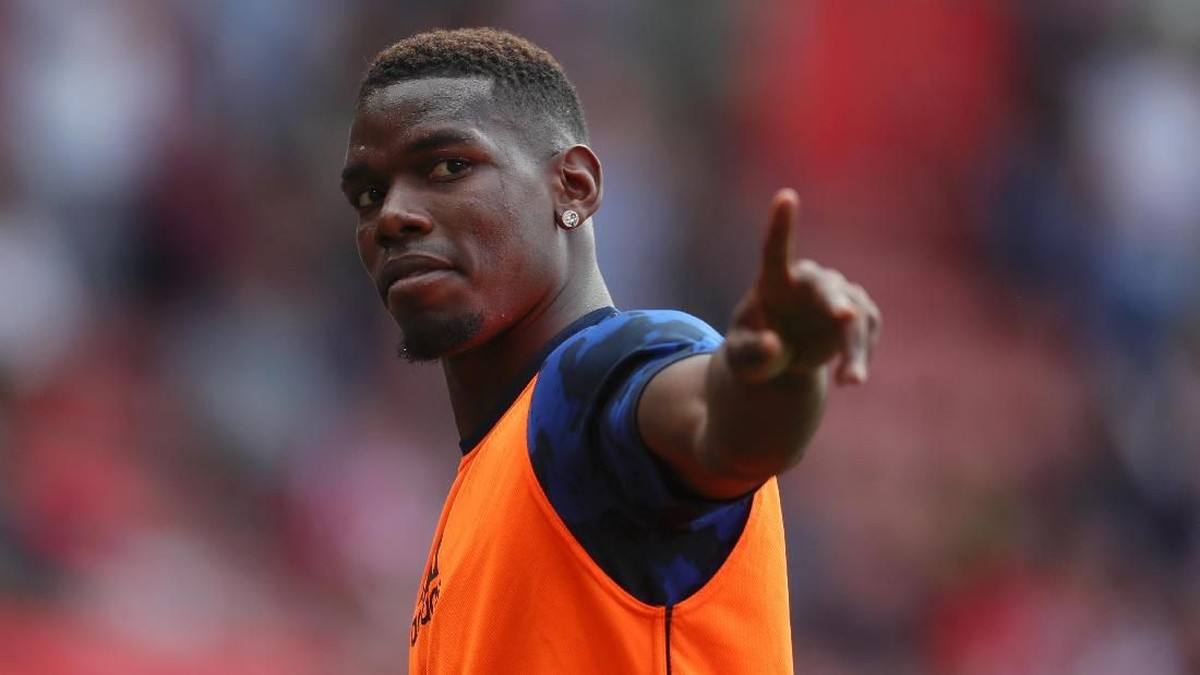 Gelandang Manchester United Paul Pogba. (Foto: Catherine Ivill / Getty Images)