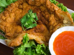 Resep Khai Jeow, Omelet Keriting  Khas Thailand Untuk Sarapan