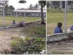 Viral Kisah Nenek Kirim Makanan untuk Cucu Meski Terhalang Pagar Sekolah