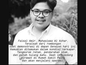Perjuangan Reformasi di Kepala Faisal Amir Tak Mati Perjuangan Reformasi di Kepala Faisal Amir Tak Mati