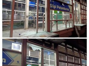 3 Halte TransJakarta Dirusak Massa Demo: Kaca Pecah-APAR Hilang