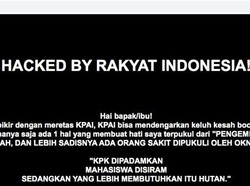 Situs KPAI Diretas! Hacker Lempar Pesan soal KPK Dipadamkan