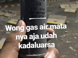 Ikut Viralkan Gas Air Mata Kedaluwarsa, Mahasiswa: Perih Banget!