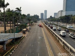 Jelang Pelantikan, Jalan di Depan DPR Masih Ditutup